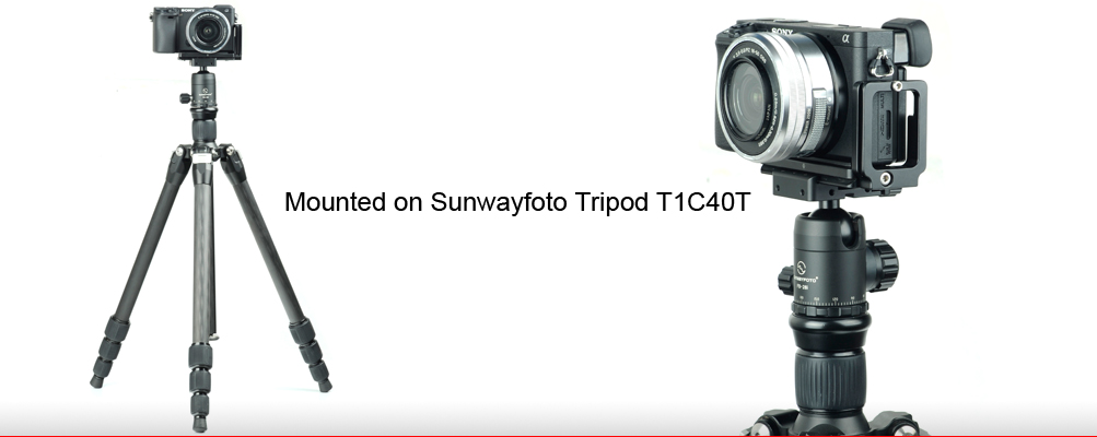 Sunwayfoto PSL-A6300 Custom L Bracket for Sony α6300