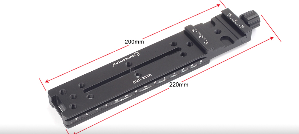 Sunwayfoto DMP-200R Multi-Purpose Rail Nodal Slide