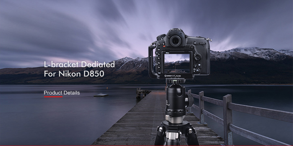 Sunwayfoto PNL-D850 Custom L Bracket for Nikon D850