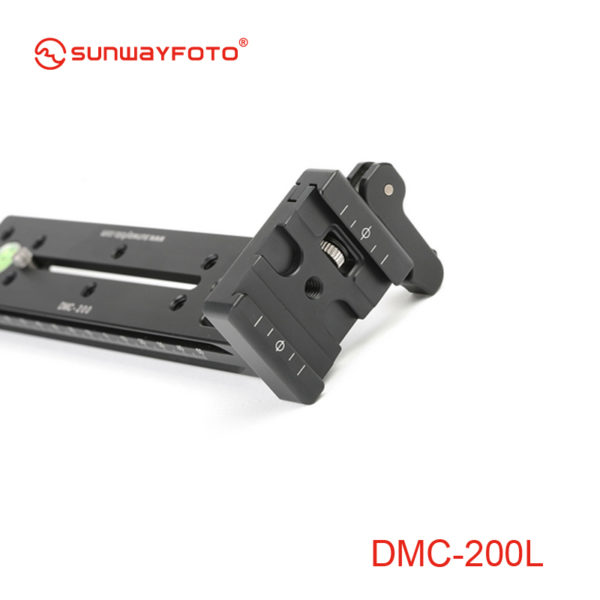 Sunwayfoto DMC-200LR Vertical Rail with (on-end) Clamp Rails & Slides | Sunwayfoto Australia | 4