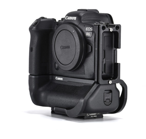 Sunwayfoto PCL-R5G Custom L Bracket for Canon EOS R5/6 with Battery Grip Canon | Sunwayfoto Australia | 2