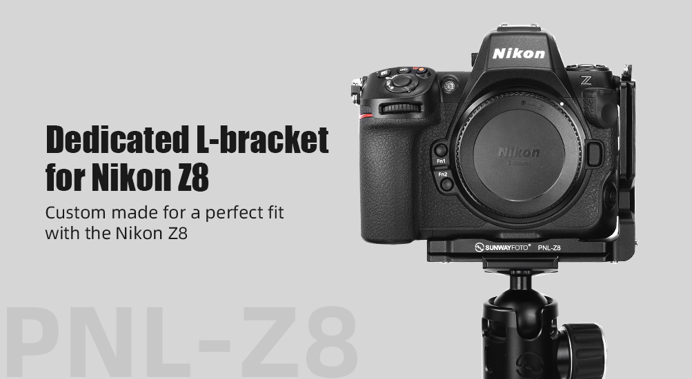 Sunwayfoto PNL-Z8 Custom L Bracket for Nikon Z8 Nikon